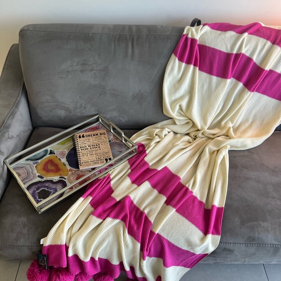 100% cotton Knit throw - Picture 4 of 11